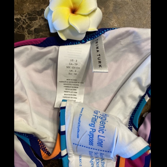 Trina Turk Womens Catch A Wave Bikini Bottom 2 - Picture 6 of 8